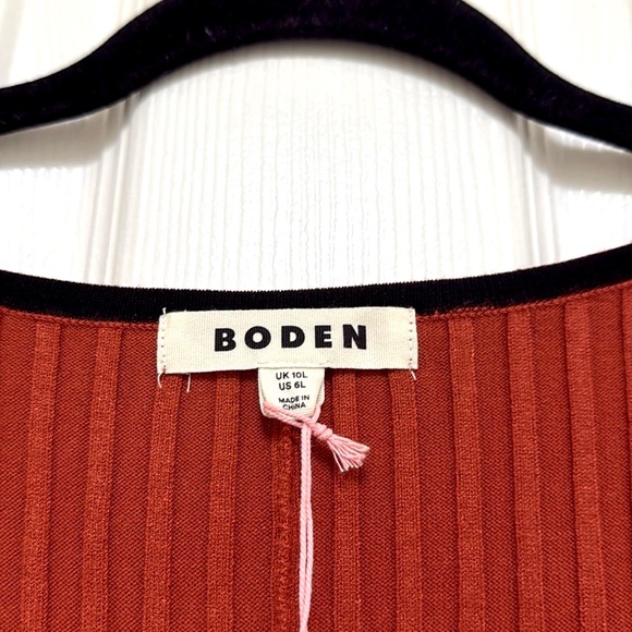 NWT Boden Scoop Neck Knitted Midi Dress - Picture 6 of 9